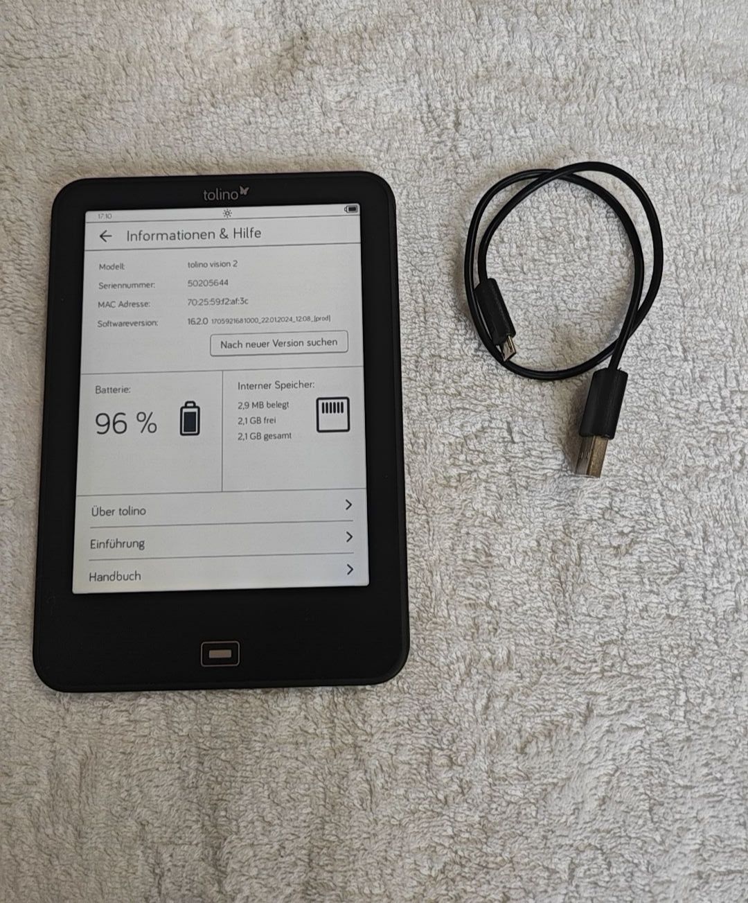 Tolino Tablet PC: Tolino Vision 2 – Usato da Zollikofen venduto da zar_j67f 4