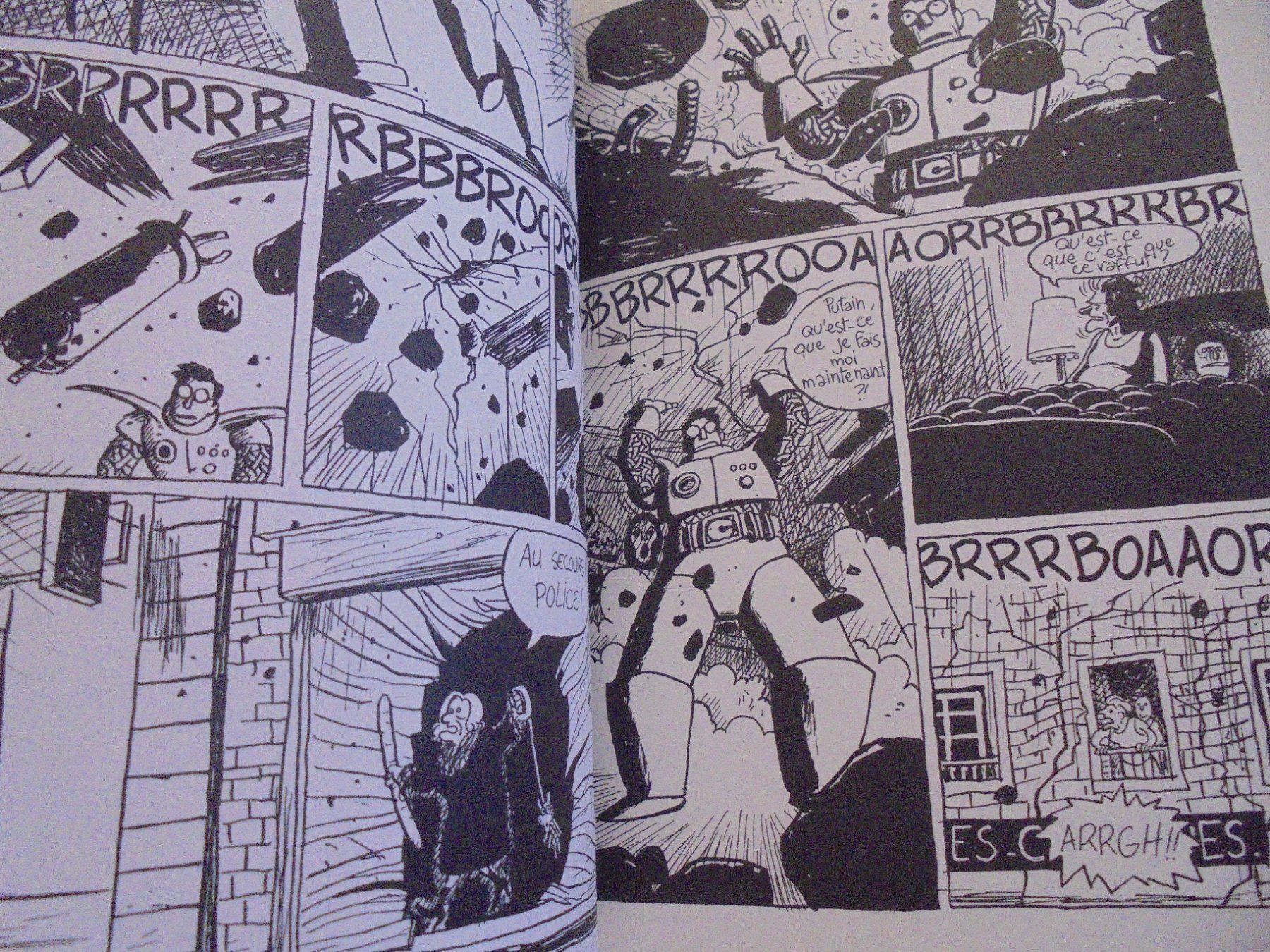 Fumetti: " Cycloman " de Berberian & Mardan. E.O  2002 noir / blanc – Usato da Crissier venduto da Promopost 4