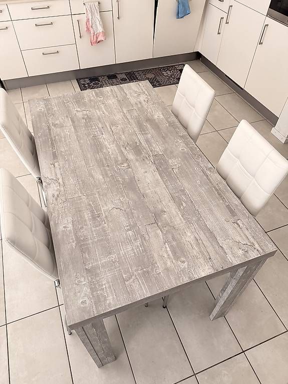 Tischset: À vendre table à manger avec 4 chaises – Gebraucht aus Grandcour von dos_g2gz 1