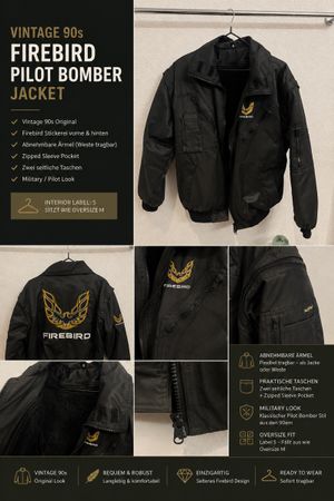 Pontiac Firebird Vintage Bomberjacke