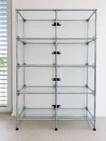 USM Haller Glasvitrine – 8 Glasfächer / 8 Glastüren