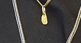 Goldnugett anhänger