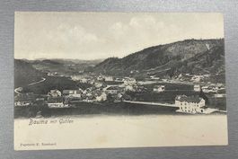 Postkarte Bauma mit Gublen gelaufen 1907
