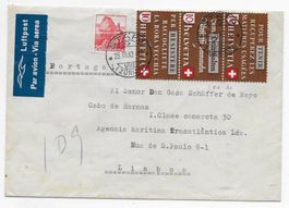 Z36b Altstoffverwertung auf Brief nach Lisabon👍Kat.150.-