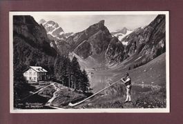 SEEALPSEE - Alphornbläser - 1939 Hütte Stempel