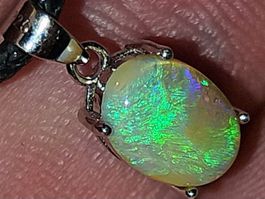 Silber-Anhänger mit natürlichem Australischem Pipe-Opal