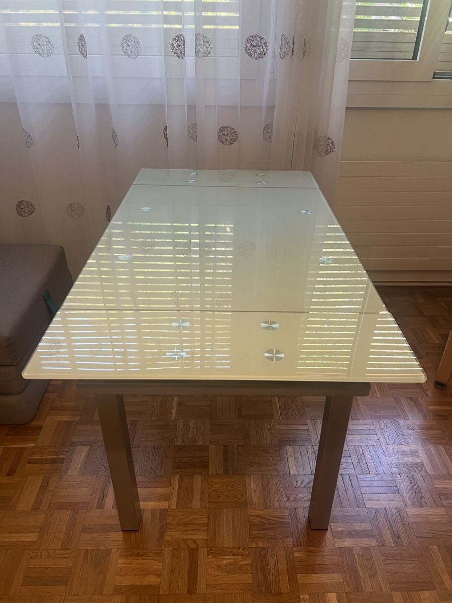 Tavoli: Table en verre allongeable en 3 tailles – Usato da Chêne-Bougeries venduto da RafalDeBastos 3