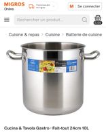 Marmite inox Migros Cucina & Tavola Gastro – 12 L