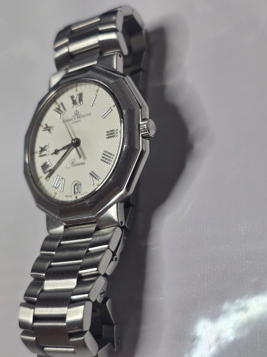 Baume & Mercier Orologi: Baume & Mercier Riviera, Top Zustand – Usato da Gampel venduto da Seilerwatches 7