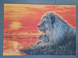 Ravensburger Puzzle Löwen 1000 Teile - vollständig