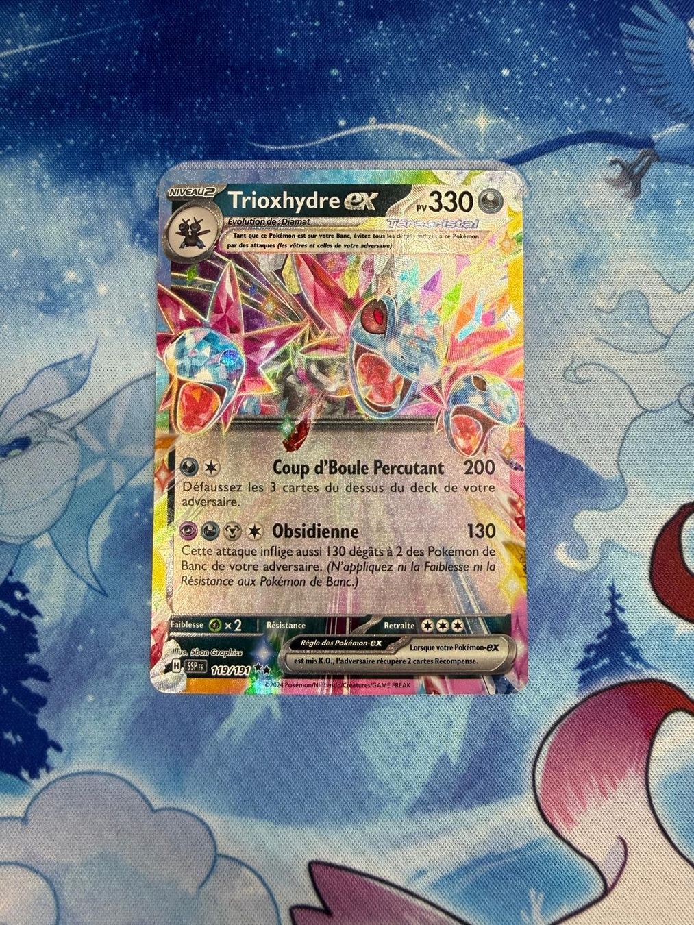 Pokémon Carte collezionabili: Trioxhydre EX - SSP 119 FR – Nuovo (secondo la descrizione) da Courgenay venduto da ScamBoxOff