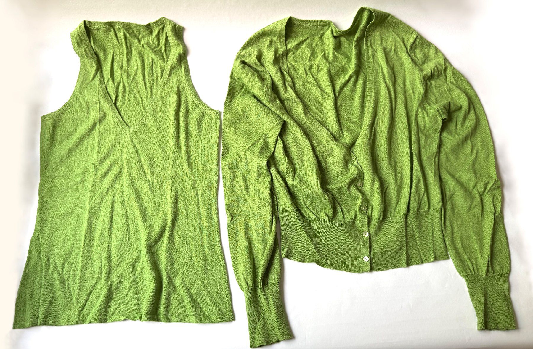 Jacken: Luxus-Strickcardigans, aus Baumwolle mit Seide***** – Gebraucht aus Dübendorf von Orchid18