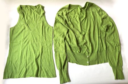 Luxus-Strickcardigans, aus Baumwolle mit Seide*****