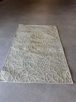 Outdoor Teppich mit Blattmuster grün/beige