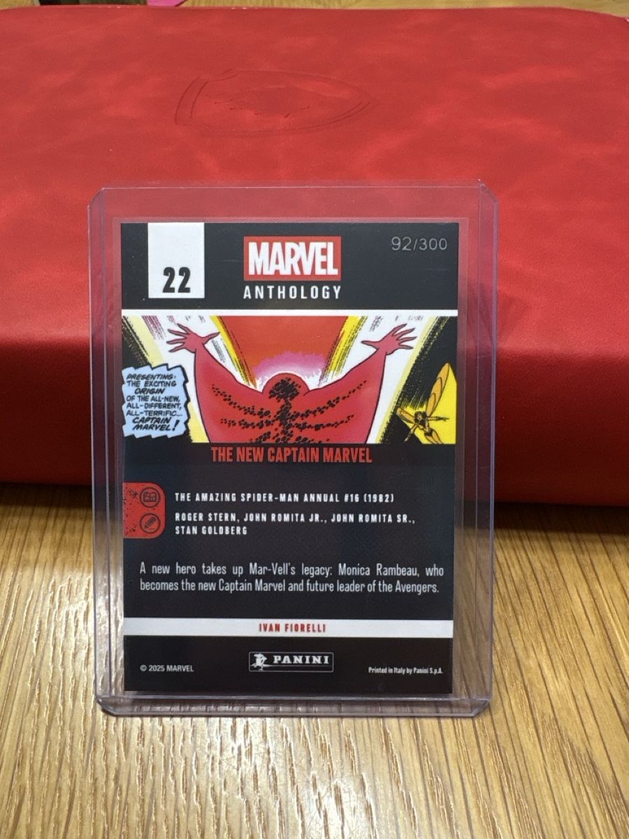 Panini Carte collezionabili: Marvel Anthology The New Captain Marvel Trading Card – Nuovo (secondo la descrizione) da Boningen venduto da Stef_1991 1