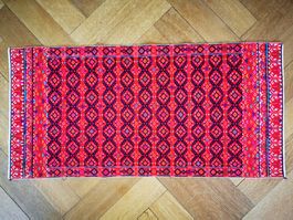 SELTENE HANDARBEIT: Decke HANDGESTICKT aus Mexico /1 von 2