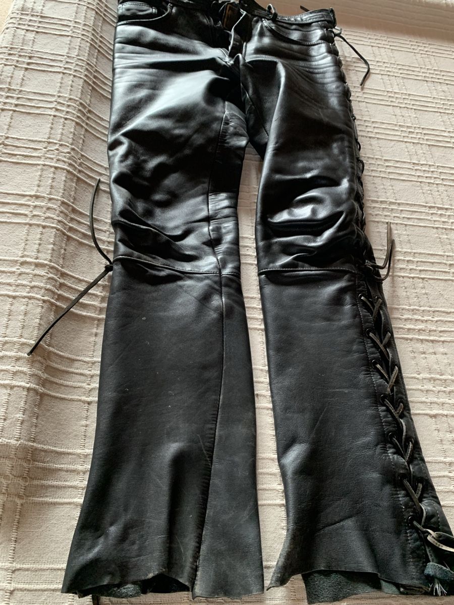 IXS Pantaloni: Schnürlederhose, IXS, Gr. 50, – Usato da Röschenz venduto da Corvette8 2