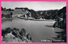 Barrage de Rossens / Fribourg gel 1971