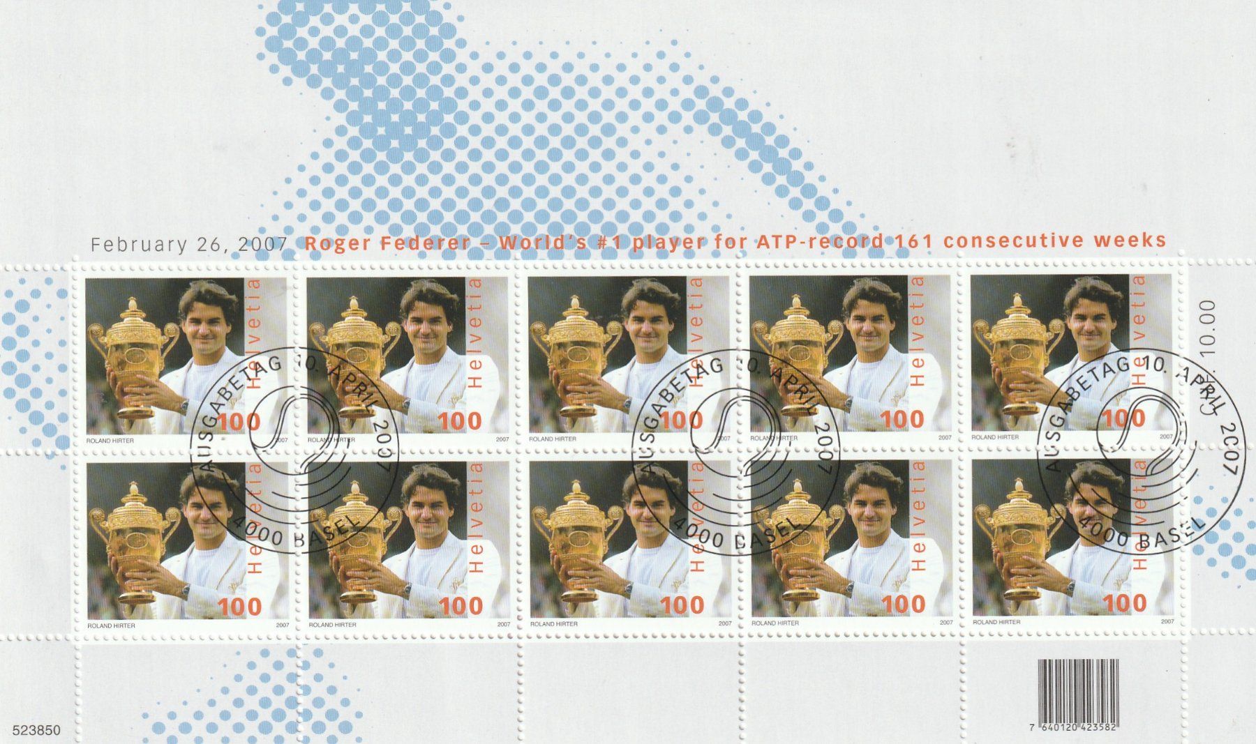 Tutti i francobolli: CH Briefmarken Lot Kleinbogen gestempelt 2010 – Usato da Rupperswil venduto da Ema10 4