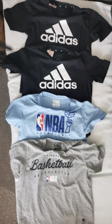4er Pack Kinder T-Shirts Adidas & NBA  Gr.10-12 jährig