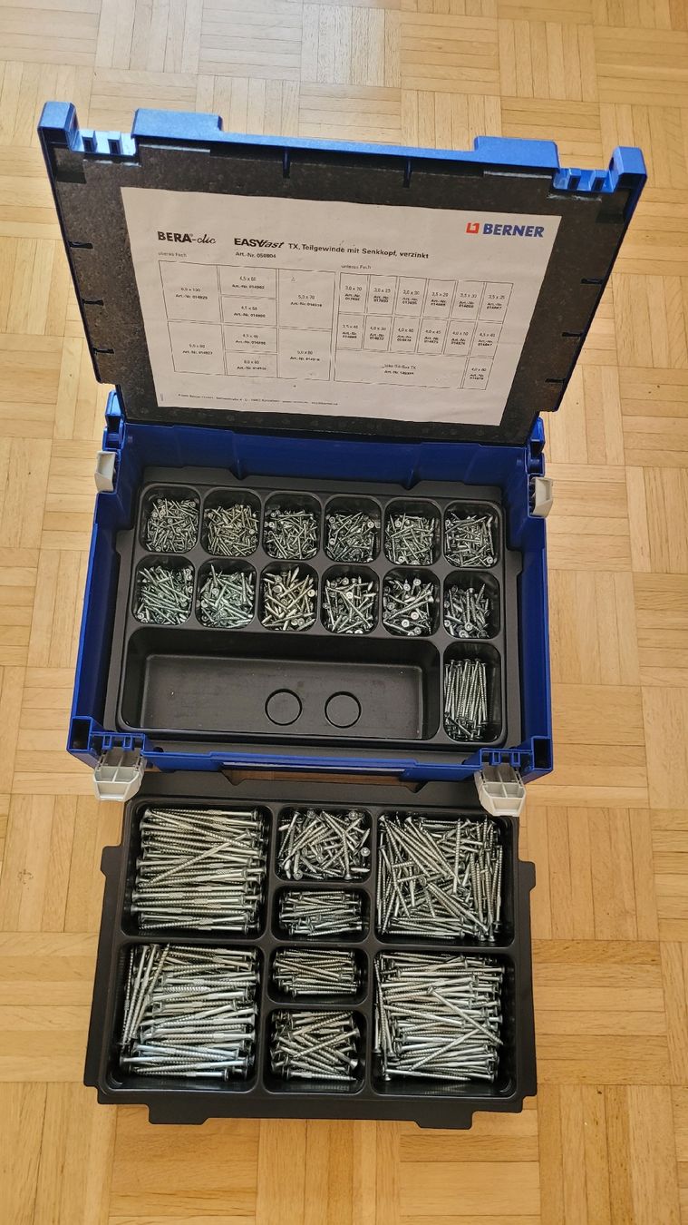 Eisenwaren: TX Schraubenset im BERA-clic Koffer – Gebraucht aus Birsfelden von samurai99