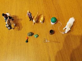 Schleich Set Ponys und Hunde