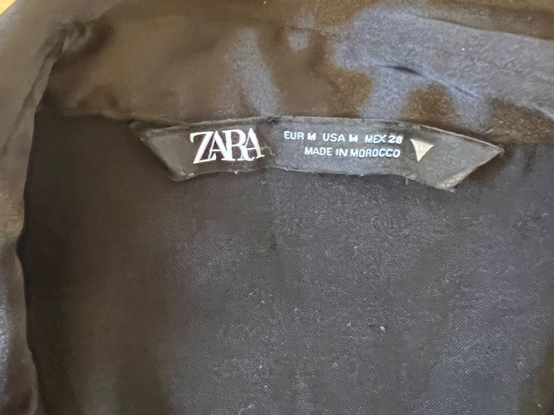 Zara Vestiti: Zara Kleid, schwarz, Satin-Optik, Gr. M – Usato da Bern venduto da sar_56rd 3