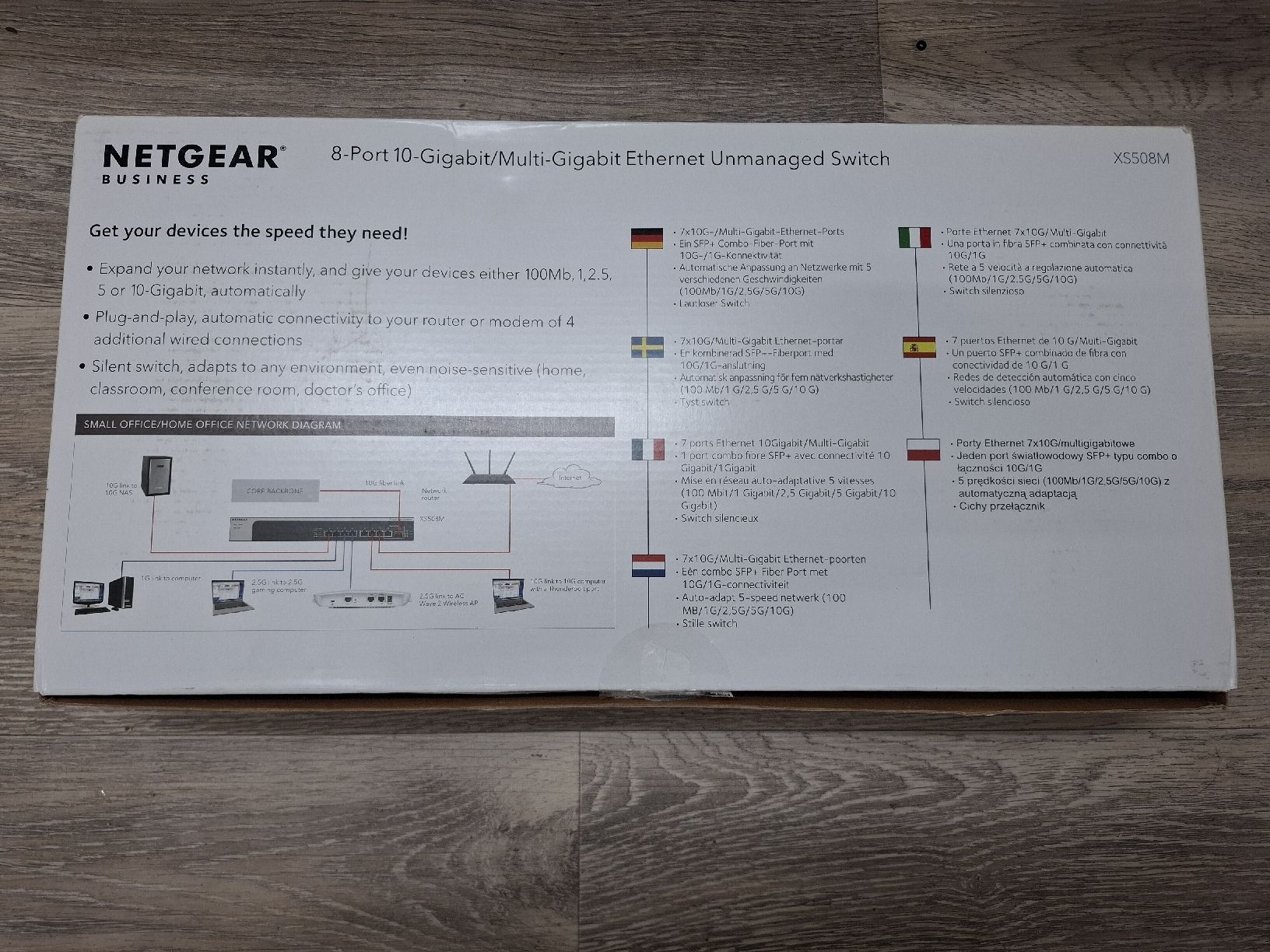 Netgear Hub & Switch: Netgear XS508M 10Gbit Switch – Usato da Wila venduto da luc_jq7c 5