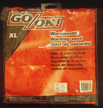 Warnweste GO ON XL neu