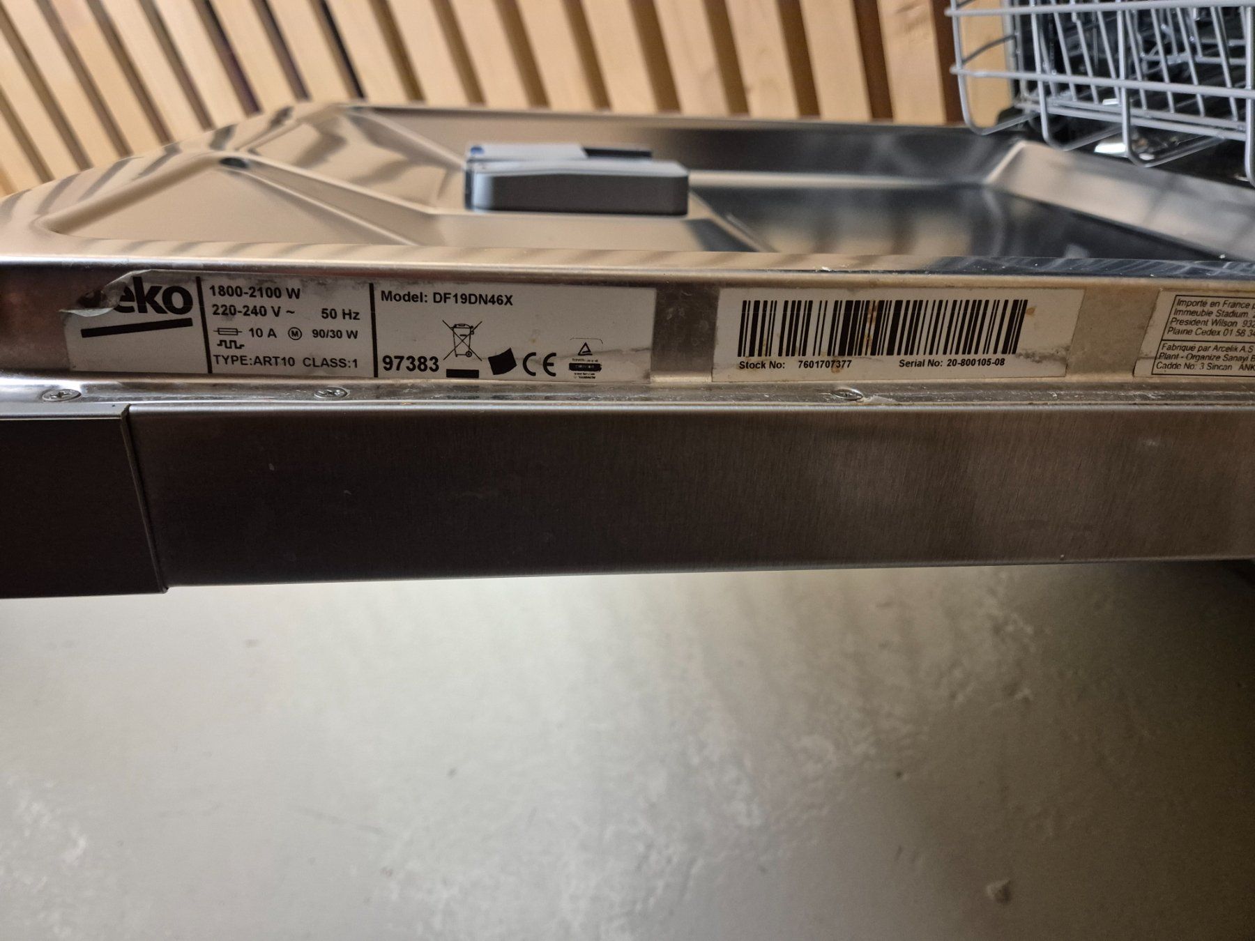 Beko Lavastoviglie: Lave-vaiselle beko selfDry Technology – Usato da St-Barthélemy VD venduto da ima_78fd 5