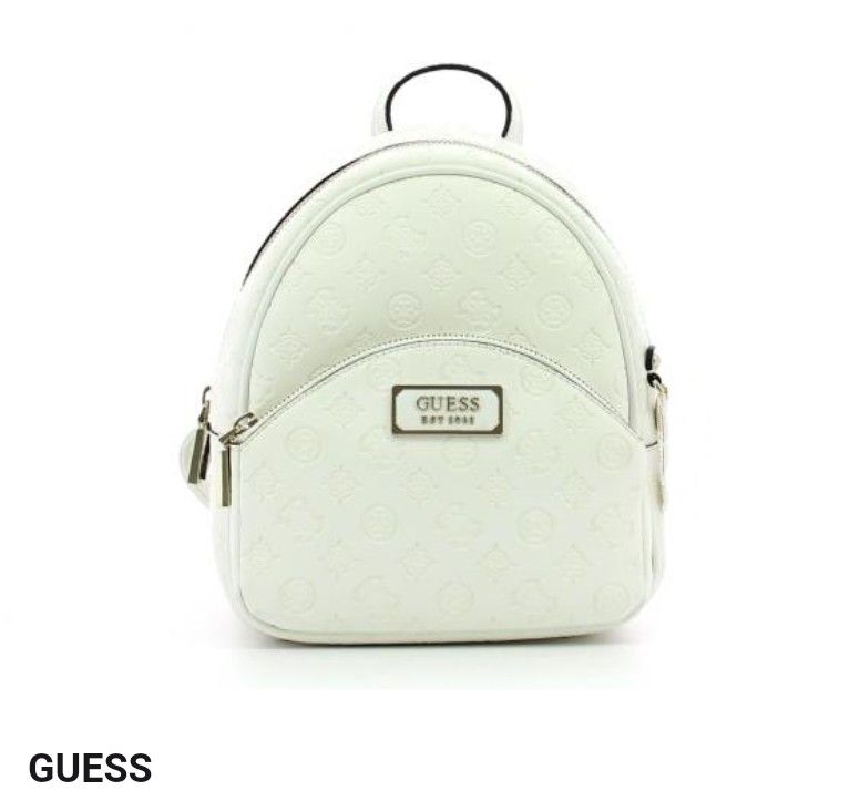 Sac à Dos GUESS Venezia Eco – Noir, En Nylon Et Polyuréthane, Neuf Avec Housse