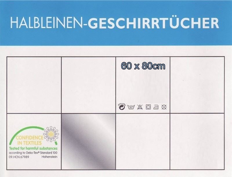 Stoffe: Geschirrtuch, blau-karo 60x80cm – Neu und originalverpackt aus Wettingen von Swala 1