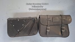 Harley Sportster XL 1200 Seitenkoffer Leder (ohne Halterung)