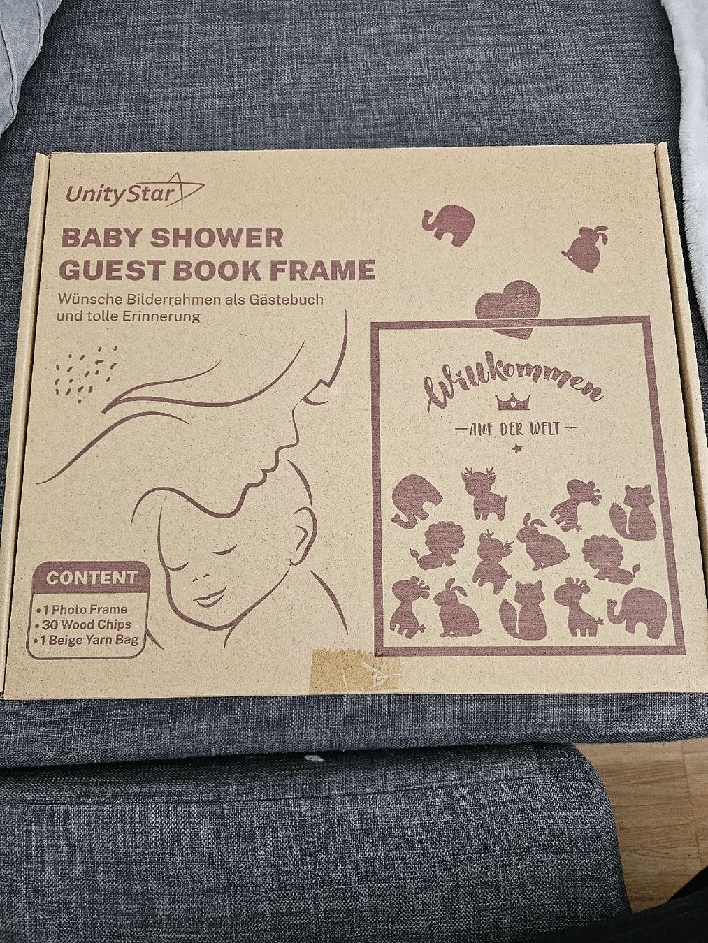 Tutte le decorazioni: Baby Shower Gästebuch – Nuovo e nell'imballaggio originale da Basel venduto da Pinkberry01 2