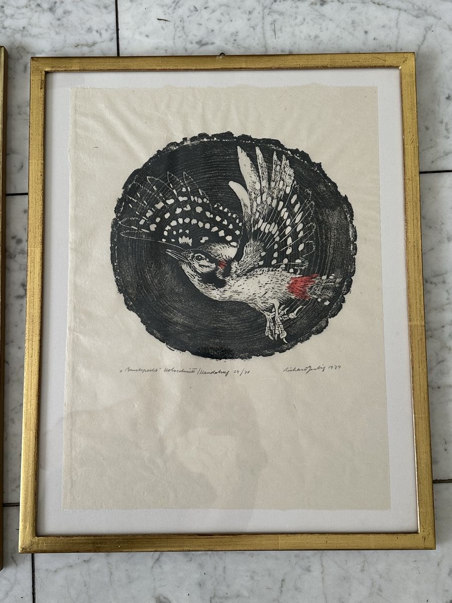 Xilografie: Richard Juby | 3 Original-Holzschnitte – Usato da Baar venduto da pat_sr55 3