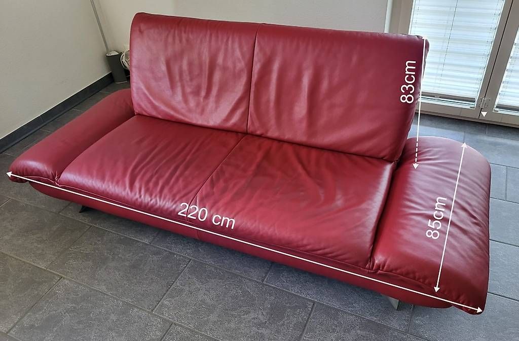 Divani: Rotes Ledersofa – Usato da Rüfenach AG venduto da Haui82 2