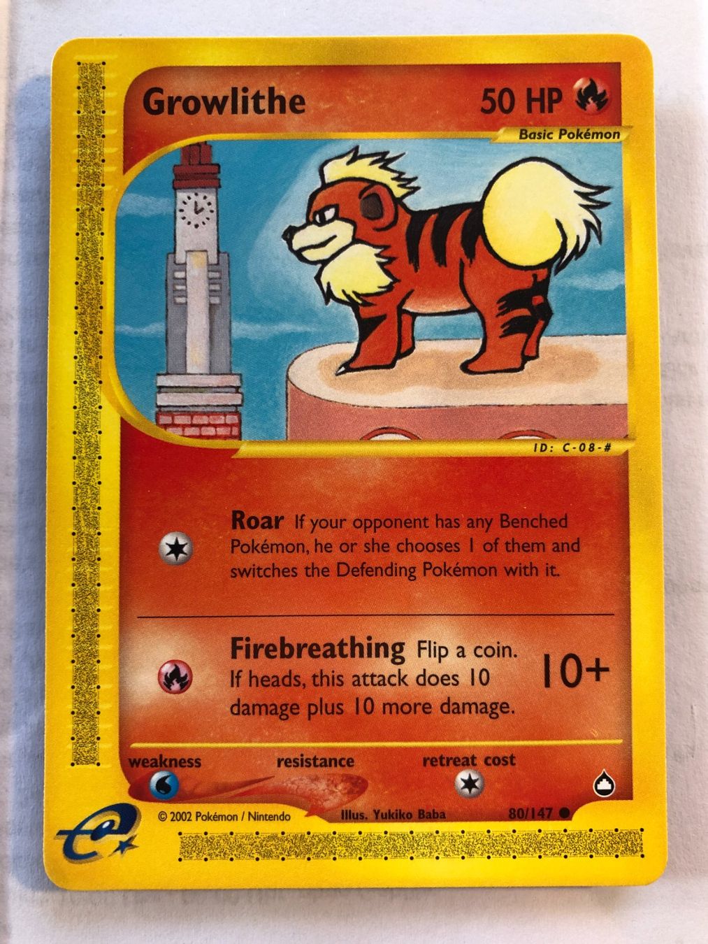 Carte collezionabili: Growlithe Aquapolis - MINT - ab 1.- – Usato da Giubiasco venduto da dan_pr8b
