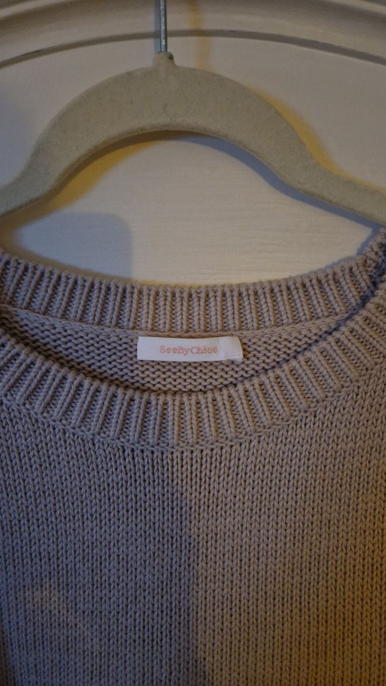 Chloé Maglioni & Felpe: See by Chloé Baumwollpullover mit Spitze – Usato da Rütihof venduto da Teddy1985 1