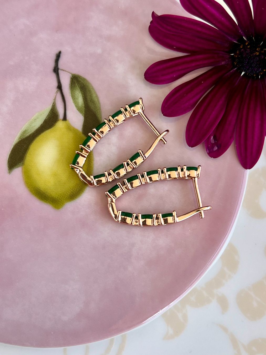 Orecchini pendenti & Orecchini a lobo: Boucles pendantes plaqué or rose - stamp "585" – Nuovo e nell'imballaggio originale da Thônex venduto da Swiss-Jewels 5