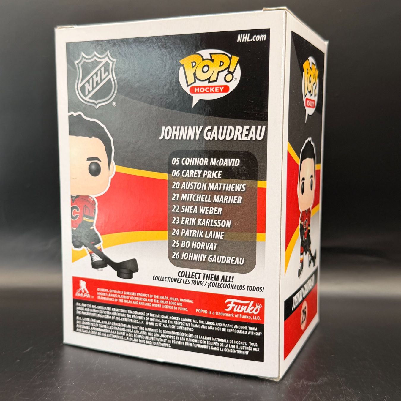 Funko Statuette: Funko Pop! NHL Johnny Gaudreau 26 – Usato da Düdingen venduto da Nerdworld 1