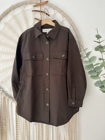 POMP DE LUX Hemdjacke braun, Gr. 122/128 *NEU mit Etikett 