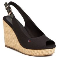 41 NEU 104Fr Hilfiger Keilsandaletten Kleid Pumps High Heels