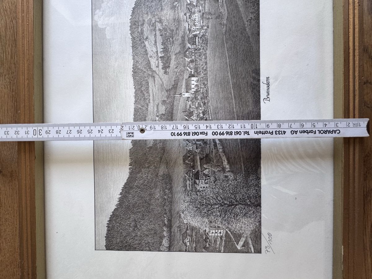 Poster & Bilder: Originalgrafik "Brunnadern" Paul Wyss  – Gebraucht aus Niederbüren von Oetschli 6