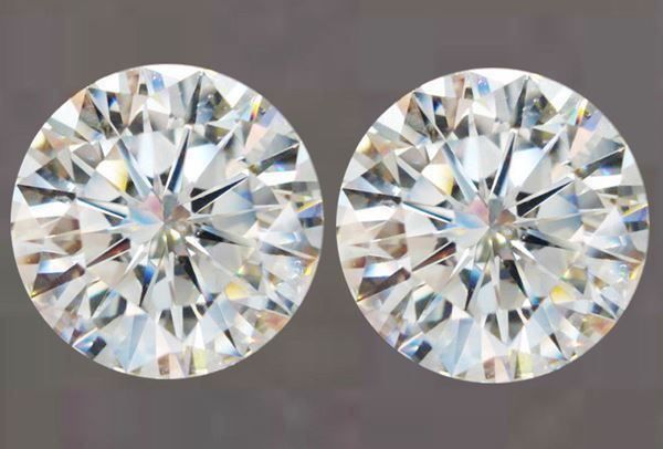 Pietre preziose: 3.51 ct 2pc-VVS1.8 mm Ice White Round Pair Moissanite – Nuovo e nell'imballaggio originale da Genève venduto da AGBERG 3