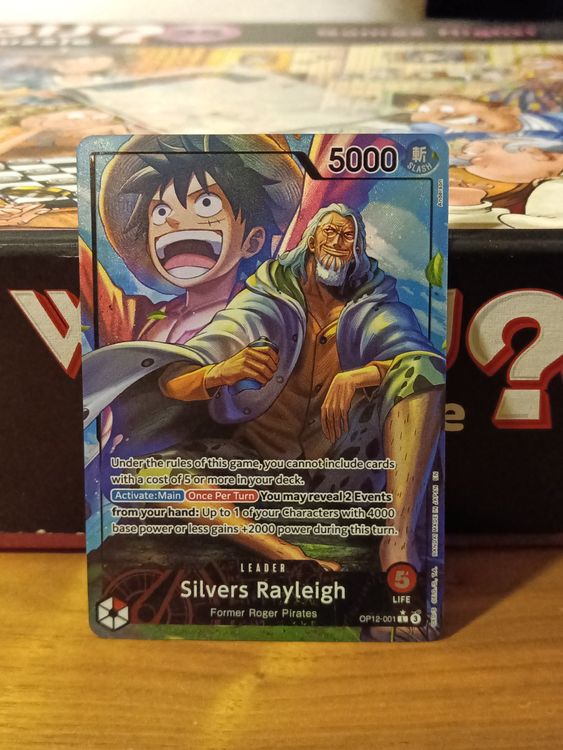 One Piece Card Game: Silvers Rayleigh (Alternate Art) (Neu und ...