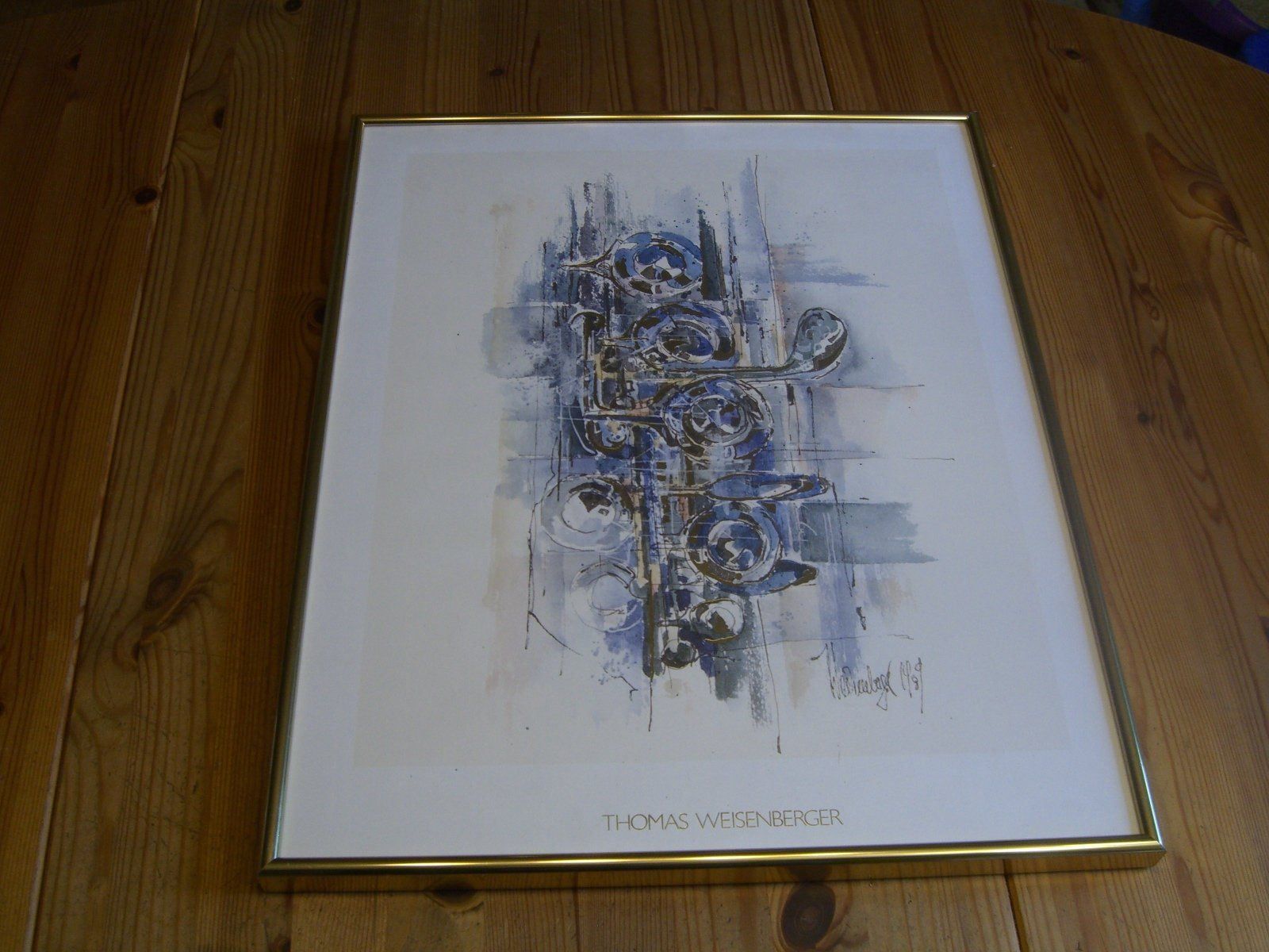 Foto & Immagini: Kunstdruck T.Weisenberger "Querflöte" 98 – Usato da Winterthur venduto da Gaia