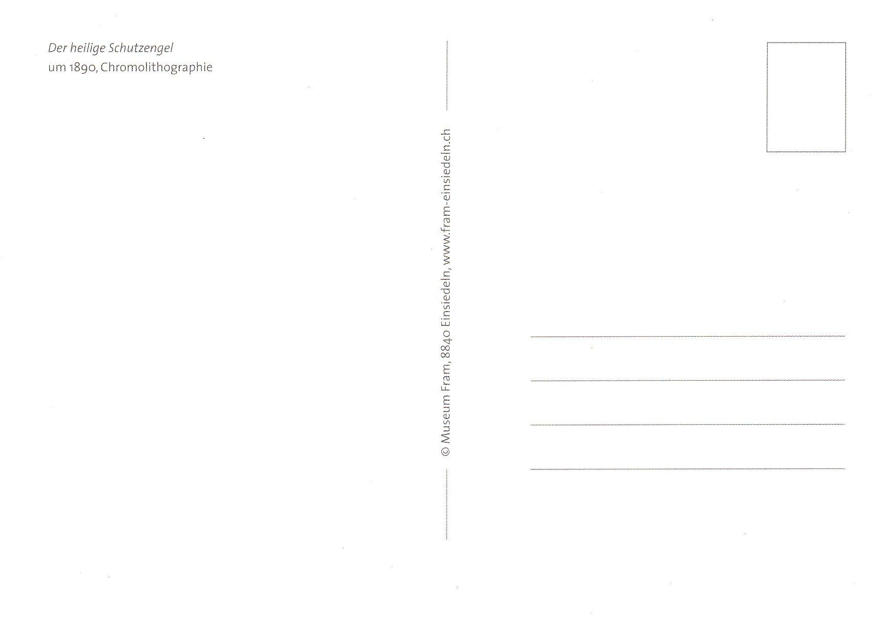 Cartoline postali: Der heilige Schutzengel – Usato da Hombrechtikon venduto da Rudolf07 1