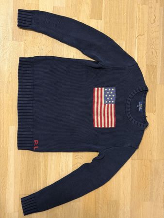 Polo Ralph Lauren Pullover Amerika Flagge - guter Zustand