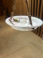 Deckenlampe Alabaster Rosa Weiss Hängeleuchte Seil 50 Z...