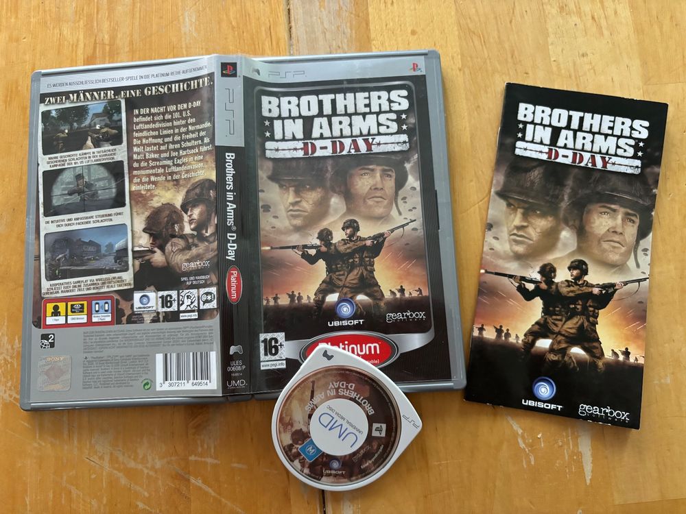 Jeux PSP Brothers in arms d-day - Jeux vidéo